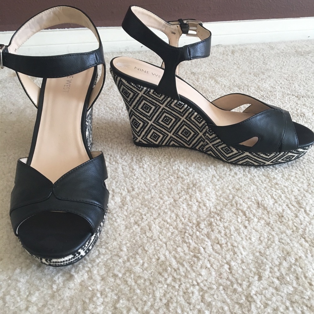 Nine West platforms.